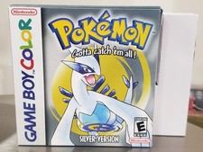 Pokemon Silver Version GameBoy Color Replacement Display Box  Inner Tray Insert