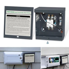 PSR110220 PSR Universal Dual Pole Pump Start 40 AMP Relay 110 and 220 Volt