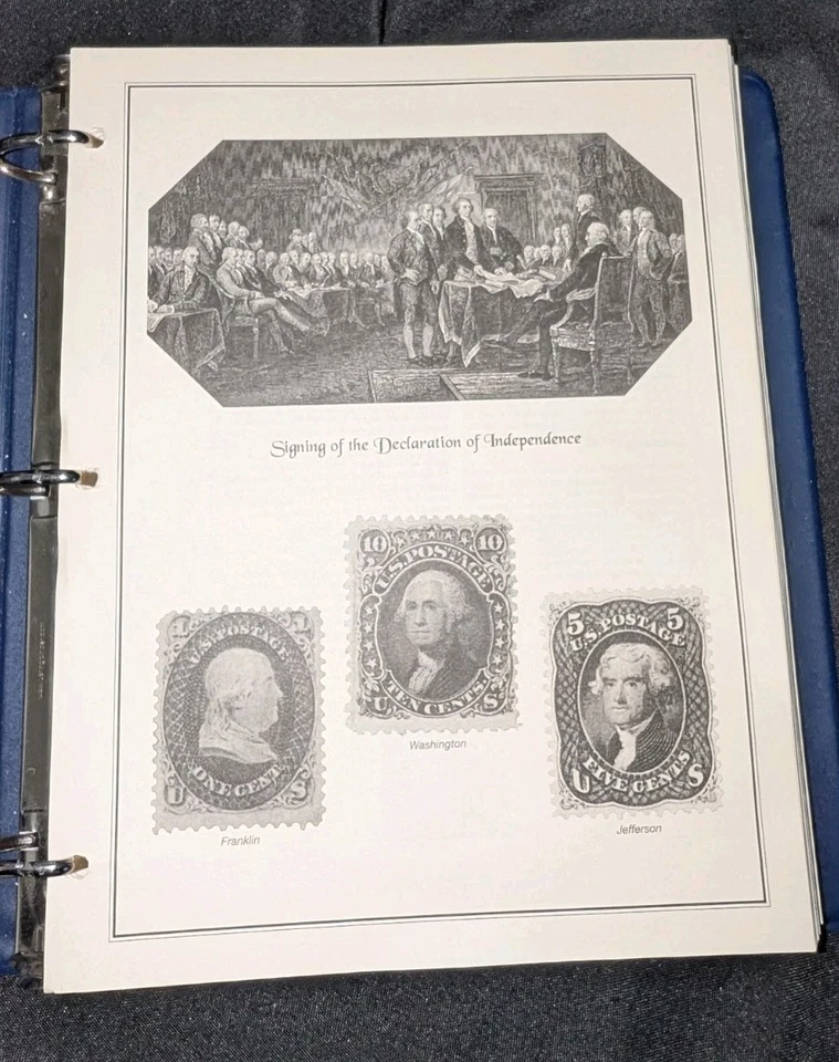 Mystic Stamp Co. 500+ US Album Pages 1985-2003 No Stamps Very Clean Few Mounts - Image 2 of 4