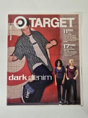 Target Dark Denim Fashion Catalog August 1999 Xhilaration Y2K 23 Page Ad