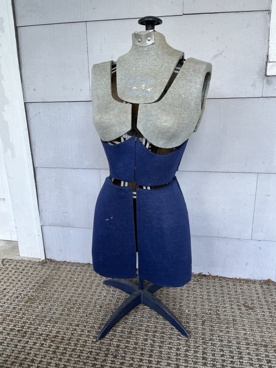 slim fit dress slacks ANTIQUE ACME DRESS FORM ON VICTORIAN CAST IRON BASE – Bay Colony Antiques main image 0