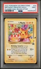 2021 POKEMON CELEBRATIONS CLASSIC COLL #24 BIRTHDAY PIKACHU-HOLO PSA 9