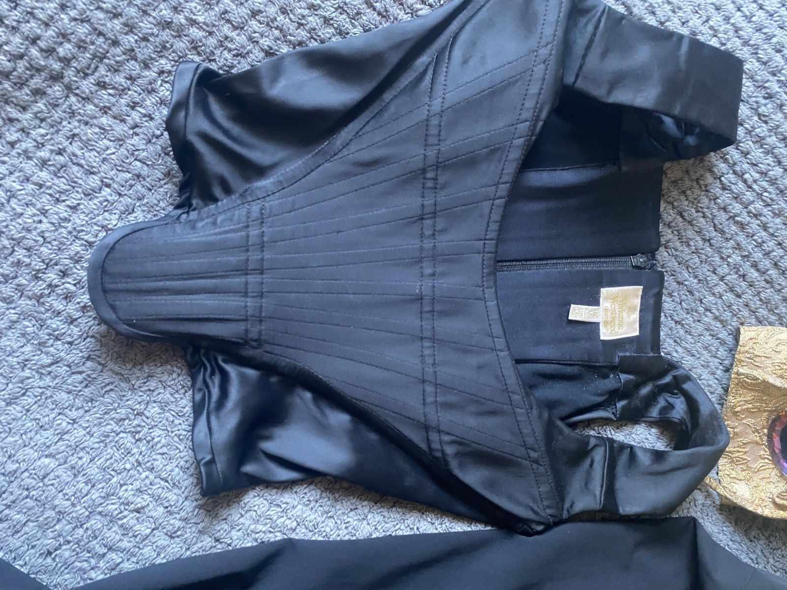 VIVIENNE WESTWOOD 1999 Worn Twice “RARE” BROCADE JACKET EVENING  SKIRT & BODICE image 4