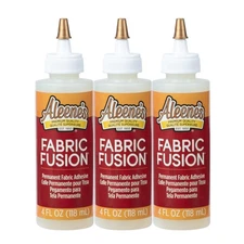 Aleene's Fabric Fusion Permanent Adhesive 3-Pack, 4 oz.
