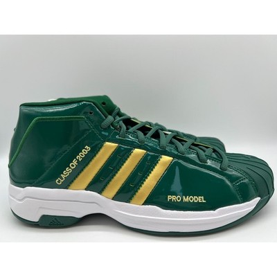 Adidas Pro Model 2G SVSM Lebron DS Green Basketball Shoes FW3664 Men s Size 10