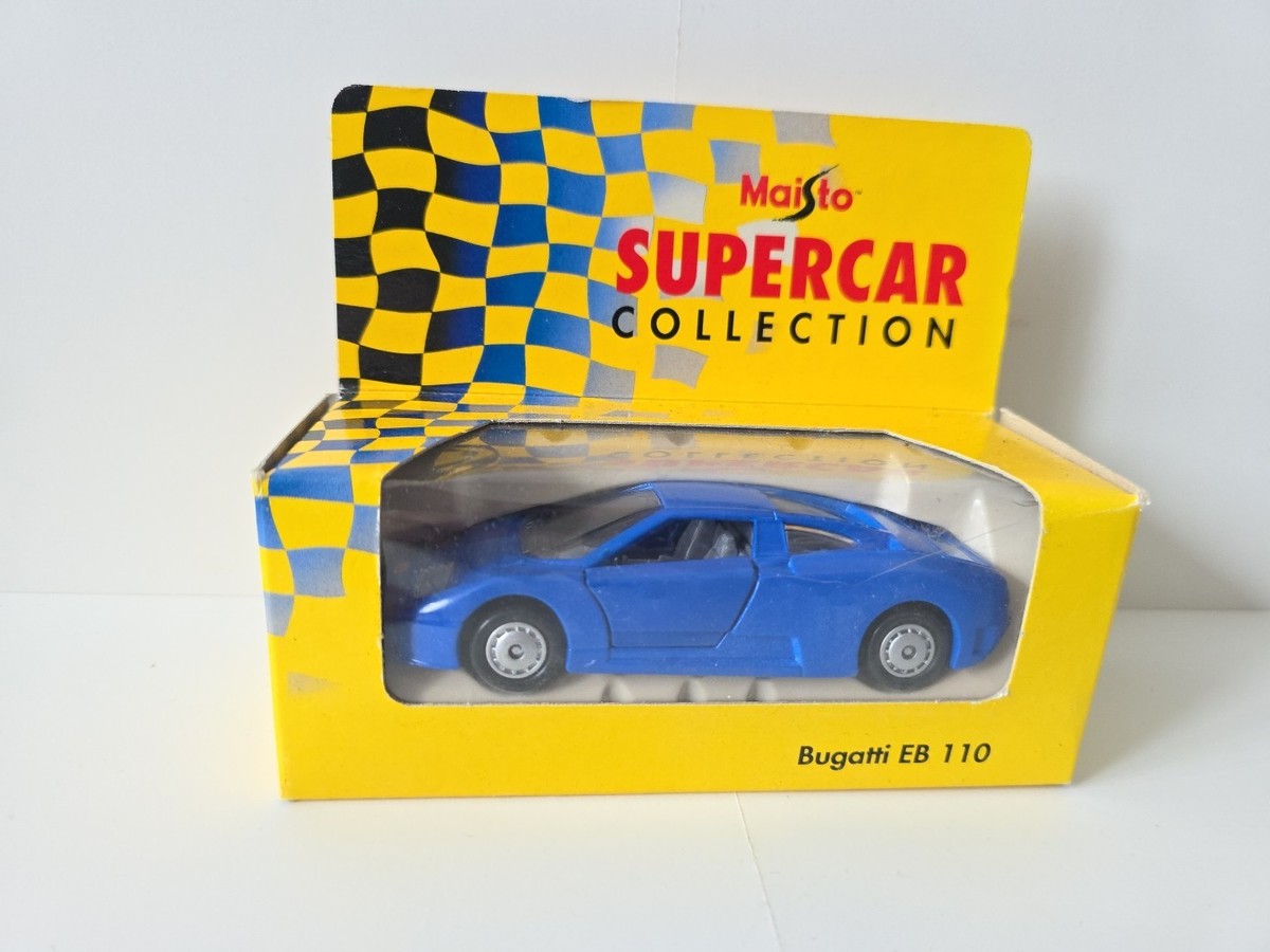Maisto Supercar Collection Bugatti EB 110 Diecast Model Car 1992 1