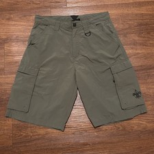Boy Scouts of America - Centennial Uniform Nylon Shorts Adult Small Green Cargo