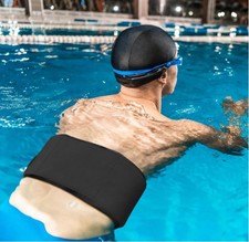 1 Pack Swim Belt for Adults Floating Belt Water Aerobic Tools, Black