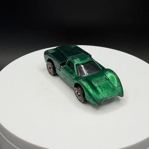 Vintage Hot Wheels Redline Ford J Car Green - Early Run No Hatch Pin