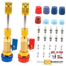 31PCS Professional AC Valve Core Removal Tool for R134A Refrigerant Systems,