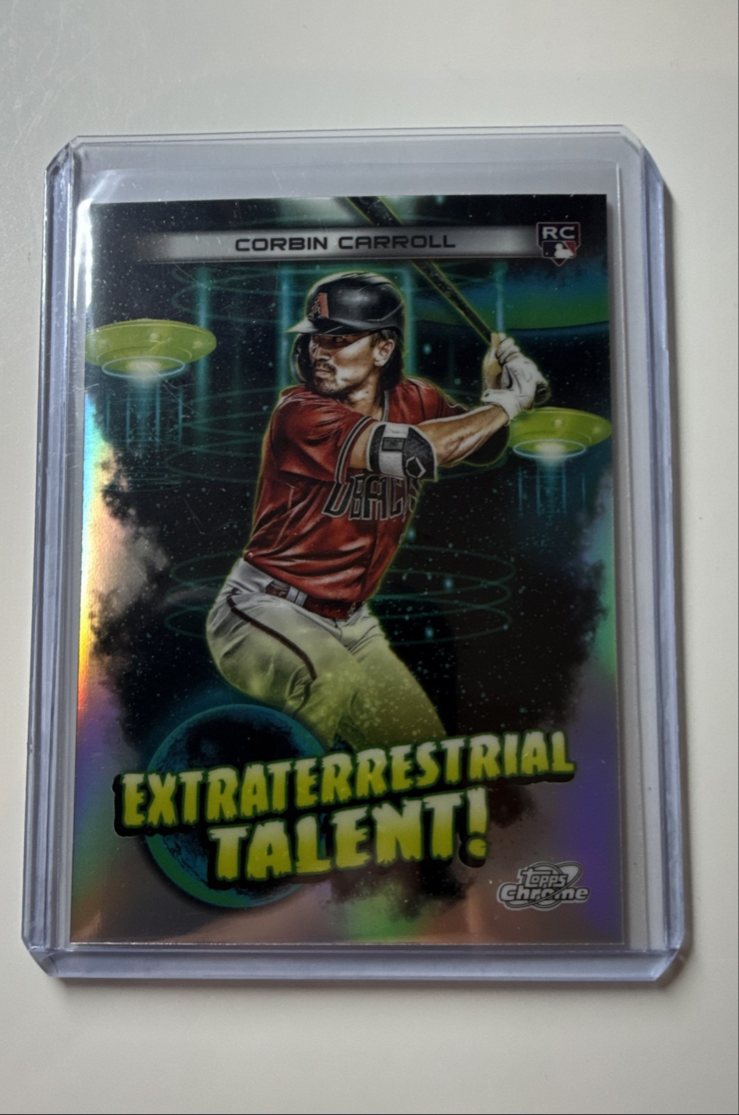 2023 Topps Cosmic Chrome - Extraterrestrial Talent Corbin Carroll #ET-7 (RC)