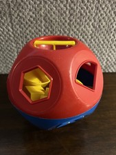 Vintage Tupperware Shape Sorter Shape-O-Ball 10 Shapes