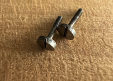 VINTAGE 2 PC CASE SCREWS FOR 18 SIZE ELGIN POCKET WATCH