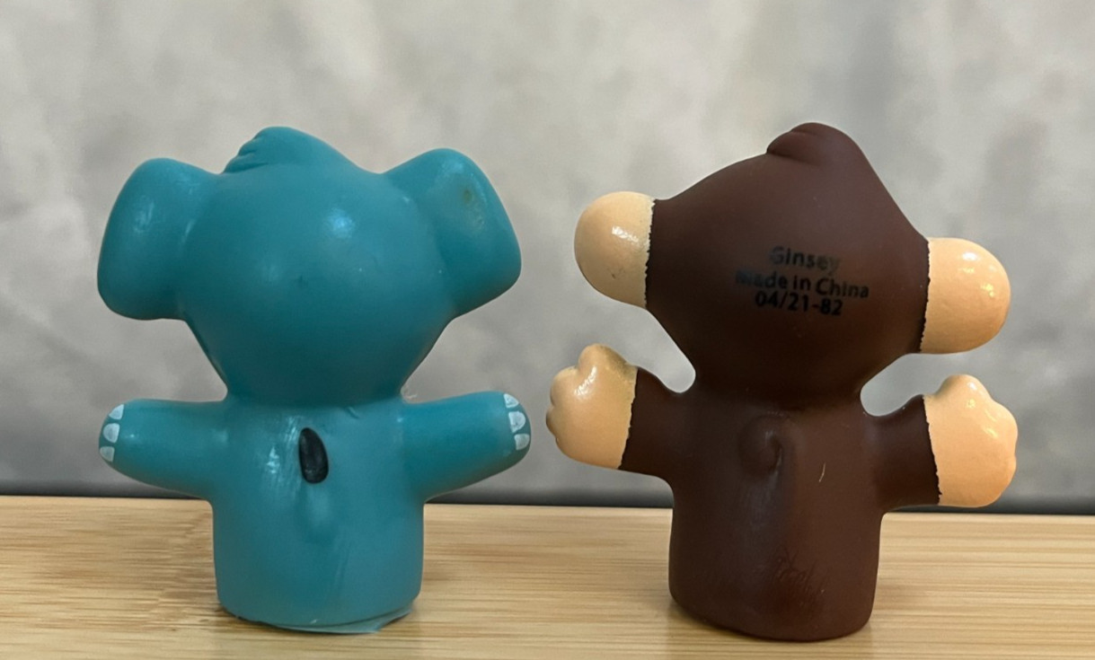 20 Finger Puppets Bath Toys Mixed Lot KMUYL, Kiddie Play, Playtex Etc.