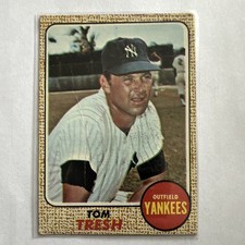 1968 Topps Tom Tresh #69 All Star Outfield New York Yankees Baseball Card VG