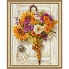 RIOLIS� Autumn Umbrella Counted Cross-Stitch Kit