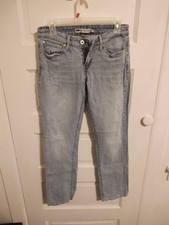 Levi's Women's Demi Curve Modern Rise Straight Leg Jeans Blue Size 4/27