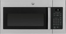 GE 30" Over-The-Range Microwave, 1.6 Cu. Ft., 1000 Watts, 300 CFM Hood Vent, LED