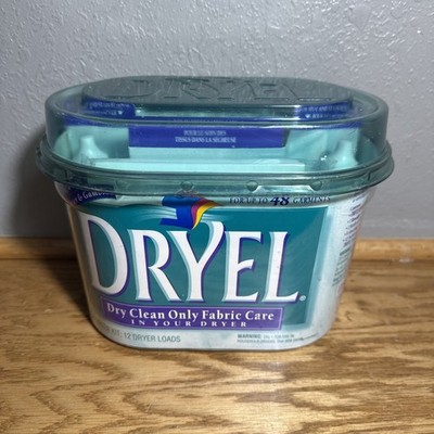 Dryel At Home Dry Cleaner Only Fabric Care in Your Dryer 12 loads 48 Garments