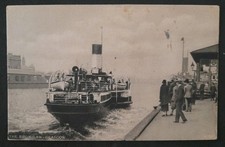 The Bromilaw - Glasgow Old Paddle Steamer Postcard