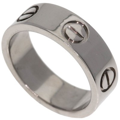 CARTIER Love Ring #48 Ring K18 Weißgold Damen [gebraucht]