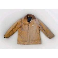 Vintage 1980s CARHARTT CQ186 USA Made Mens Chore Coat Size 42