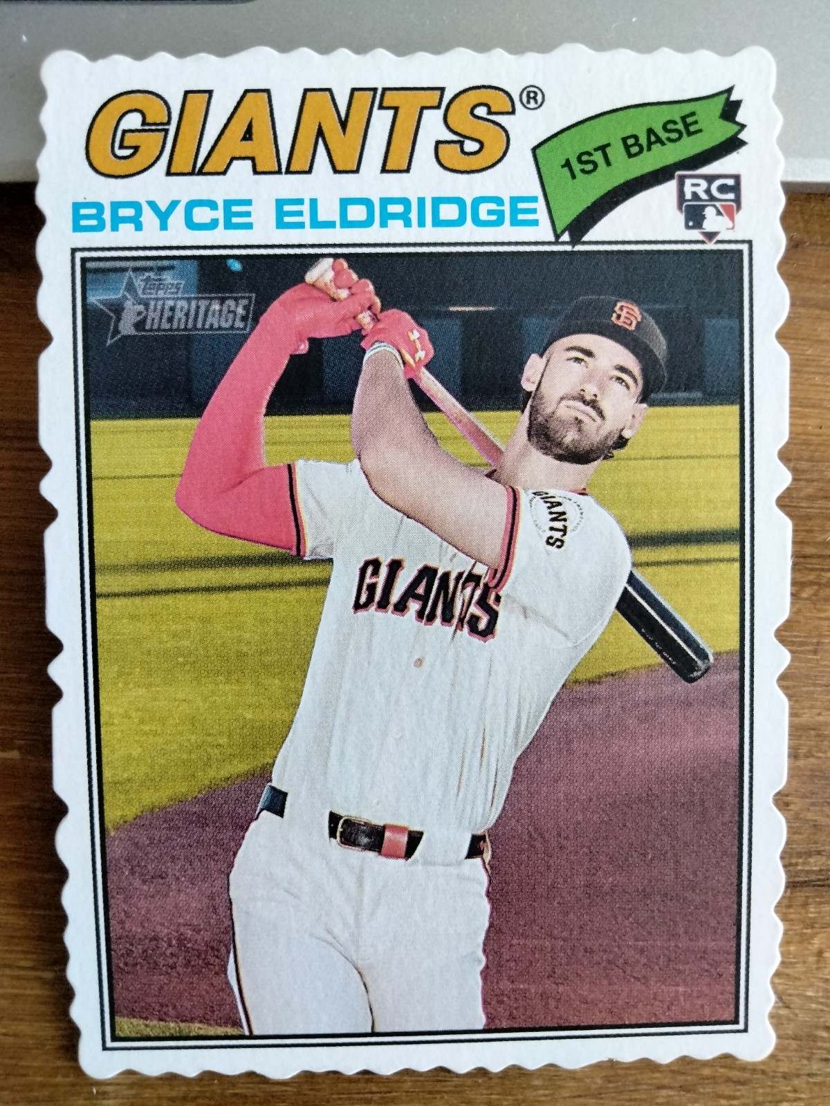 2026 Topps Heritage Bryce Eldridge Rookie RC Deckle Edge SP #310!