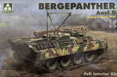 Takom 2102 -  1:35 Bergepanther Ausf. D  Umbau Seibert 1945. w/Full Interior Kit