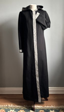 Cloak cape trench coat 8 10 hood long maxi heavy duster TRAITORS magic wiccan