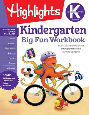 Kindergarten Big Fun Workbook: Kindergarten Workbook With Learning Activitie...