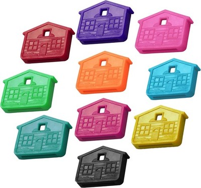  House Key Caps for mens, 10 Pack (1620010) Pack of 10 Assorted Colors