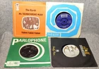 Vintage 7" Vinyl Singles Bundle Job Lot The Beatles The Byrds Supertramp Rock JN