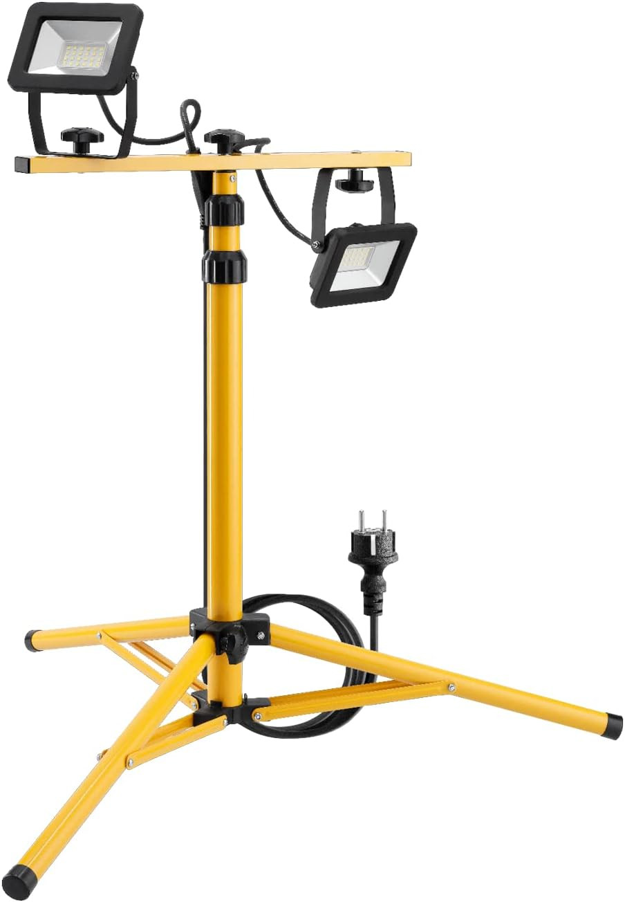 Faretto LED Esterno Telescopico Goobay 57845 - 2 x 20W / 3400 Lm