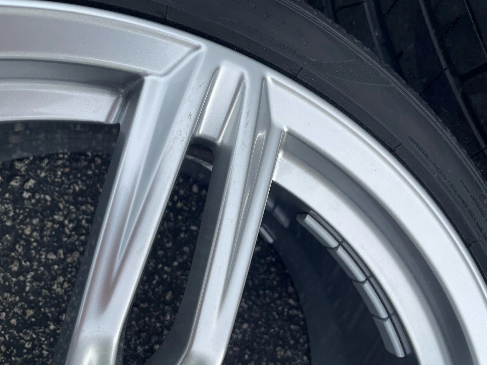 19" Lamborghini Huracan EVO LP580 OEM wheels rims Silver TIRES Factory 2020-2025