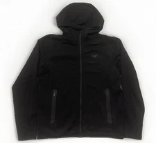 Arcteryx Kyanite Hoodie Fleece Full Zip Men’s Medium Black Pockets Performance