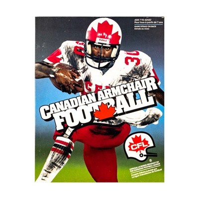 Betzold Board Games Canadian Armchair Football Box VG+/NM