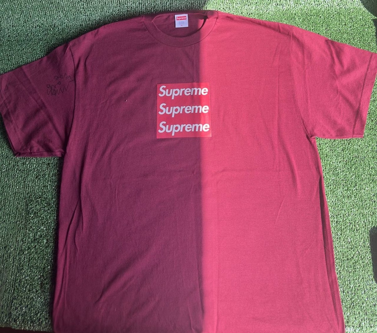Asspizza x Supreme Chicago Triple Box Logo With Signature | eBay