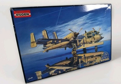 Roden 1/48 Grumman OV-1D Mohawk Model Kit 413 Open Box Complete Unbuilt