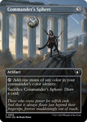 Commander's Sphere (Borderless) [CMM - 655 Magic