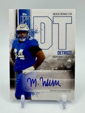 2024 Topps Signature Class #RCA-MW Mekhi Wingo Rookie Class Auto Variation