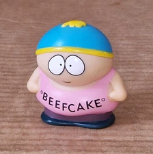 Vtg 1998 South Park Europe Exclusive BEEFCAKE CARTMAN 4" Vinyl Figure Fun 4 All