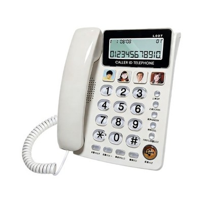 Simple Operation Landlines Phone Enlarged Keypad Caller Great For Aging Users