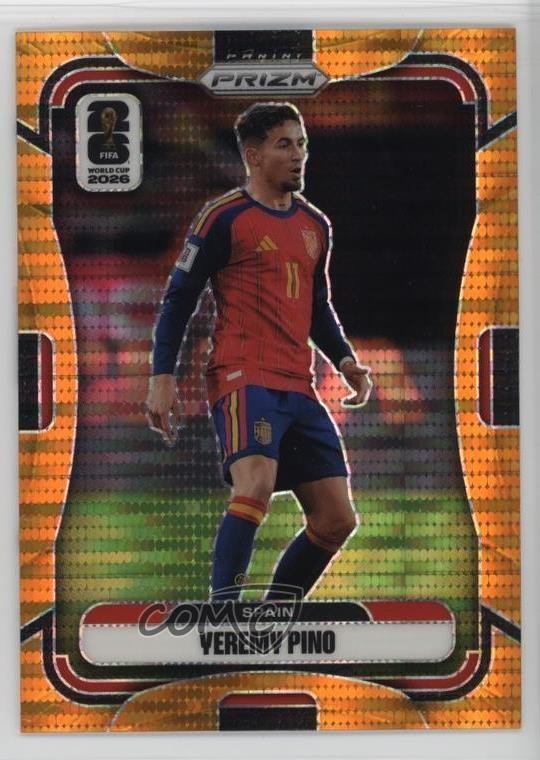 2026 Panini Prizm FIFA World Cup Preferred Orange 56/99 Yeremy Pino #79 1wp4