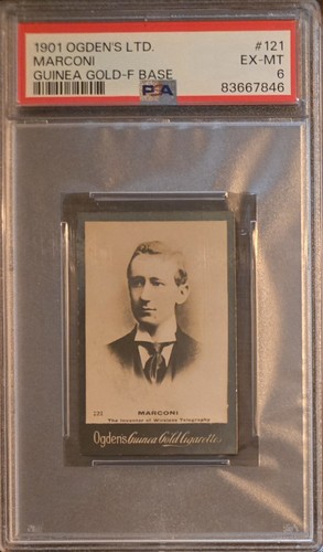 1901 Ogden's LTD, Marconi PSA 6! [Guinea Gold] Creator of the Radio! Auction!