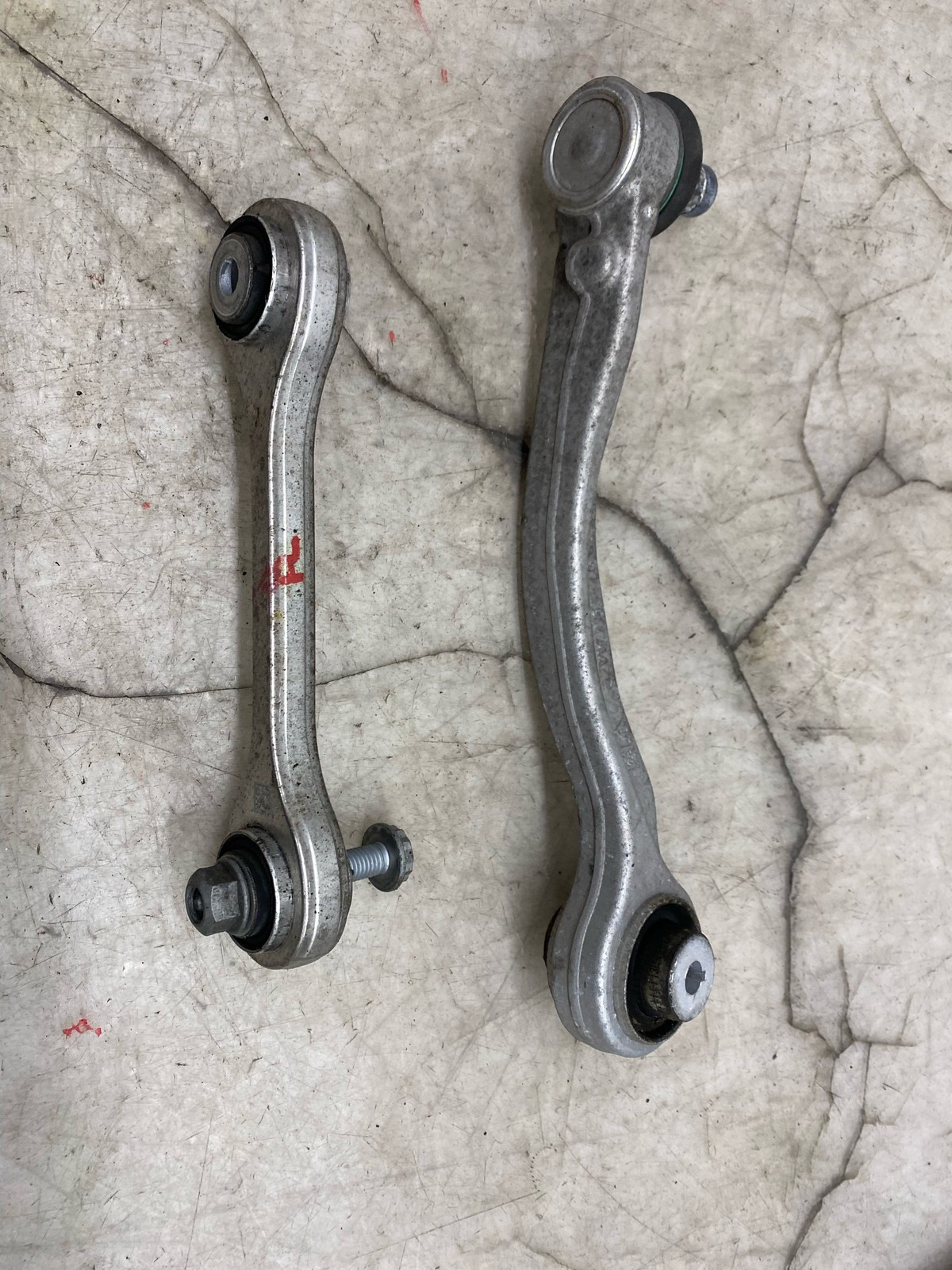 2015-2020 BENTLEY BENTAYGA LH FRONT LEFT UPPER & LOWER CONTROL ARM SET x5 *109K*