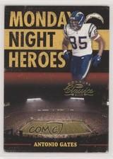 2006 Donruss Classics Monday Night Heroes Gold /100 Antonio Gates #MNH-1 HOF 0q3