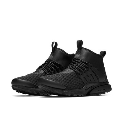 Nike Air Presto Mid Utility Premium BLACK AA0674-003 WOMEN'S SZ 12 MEN'S SZ 10.5