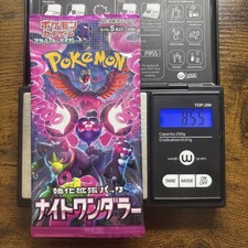 Heavy 8.55g Pokemon Sealed Night Wanderer Sv6a Japanese Booster Pack US Seller