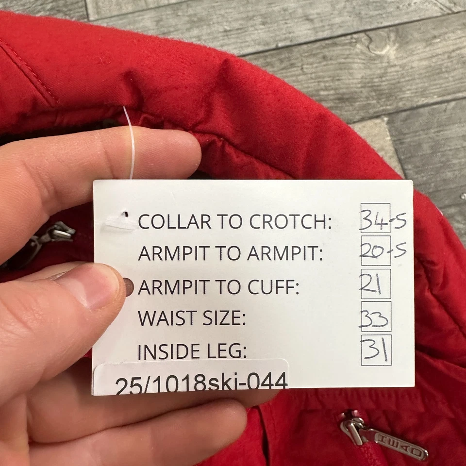 Vintage Head One Piece Ski Suit 90s Winter Snow Colourblock Red Womens Medium - Image 2 of 4