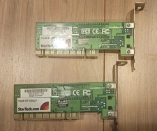 2 (TWO) - Startech ST100SLP NETWORK ADAPTER CAT5 1242-00000107-02Z Card